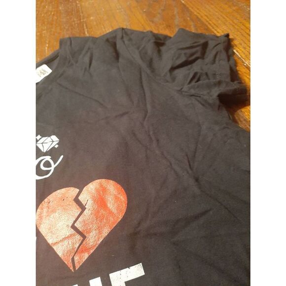 New XL I Do I Did I'm Done Divorced AF Black Tee T-Shirt Top Short Sleeve NWT - Picture 4 of 4
